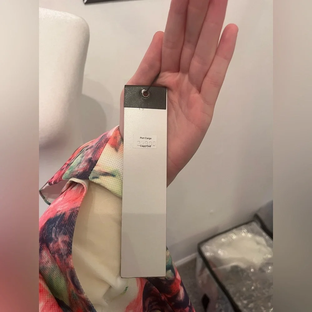 ieena for MacDuggal Size 8 Multicolored Floral Dress NWT - Picture 3 of 5